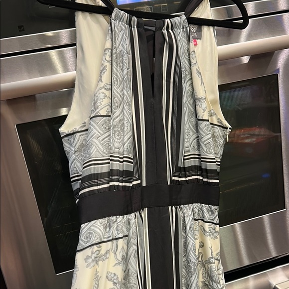 Vince Camuto Black and White Patterned Dress - Picture 3 of 10